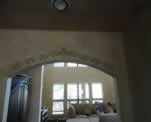 Foyer Arch in with Decorative Scrolling